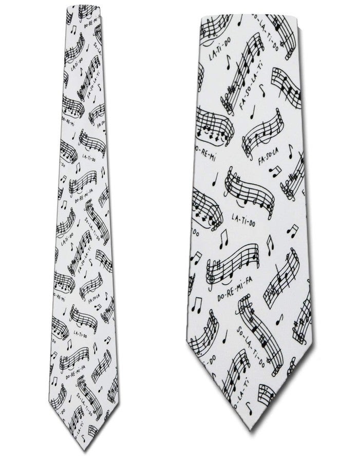 Three Rooker Do Re Mi Tie Musical Notes Ties Mens Neckties - Image 2